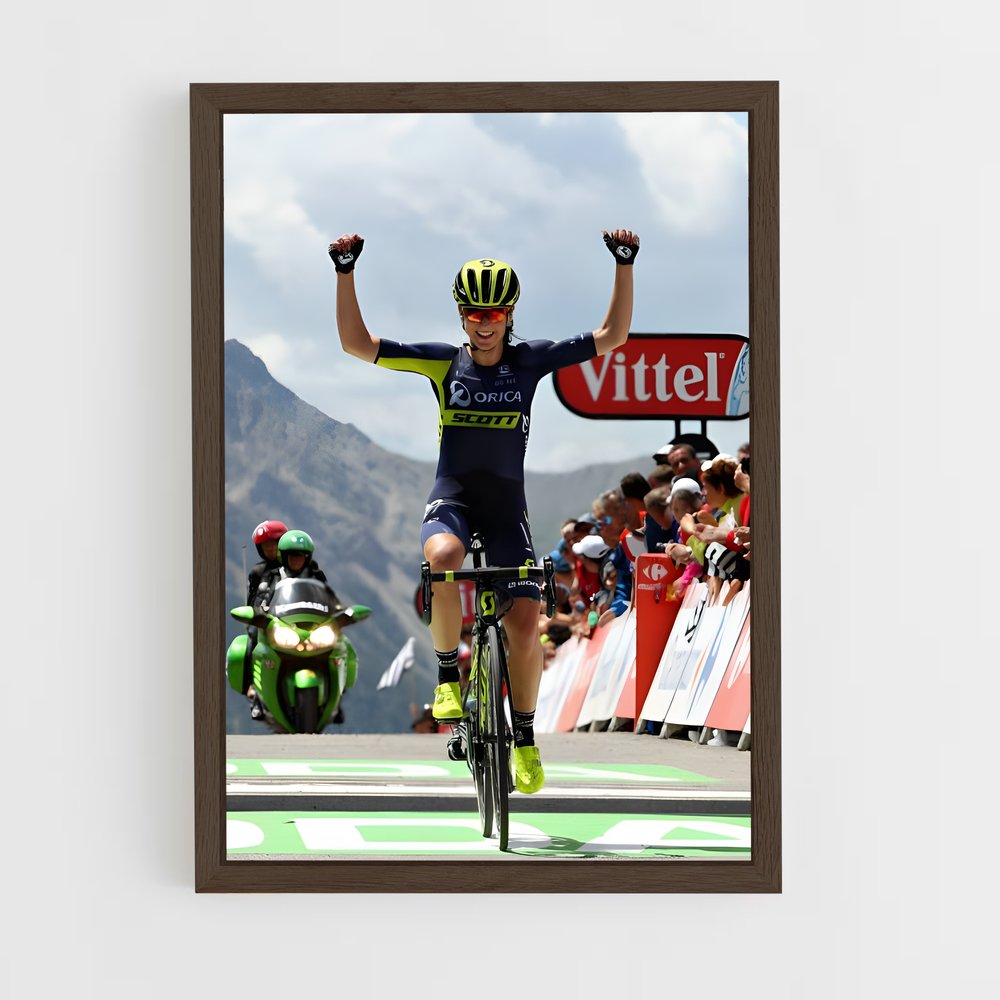 Poster La Victoire d'Annemiek – affiche Cyclisme (vue 5)